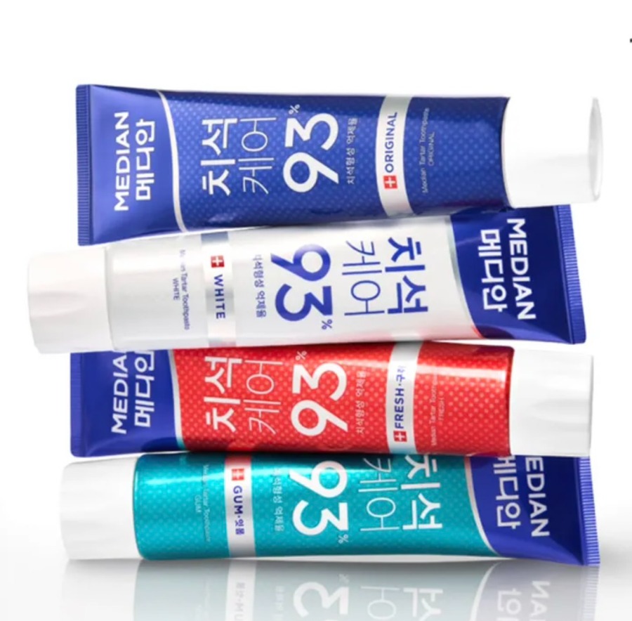 MEDIAN DENTAL IQ 120g.  #Breath care Removes Bad Smell สีแดง