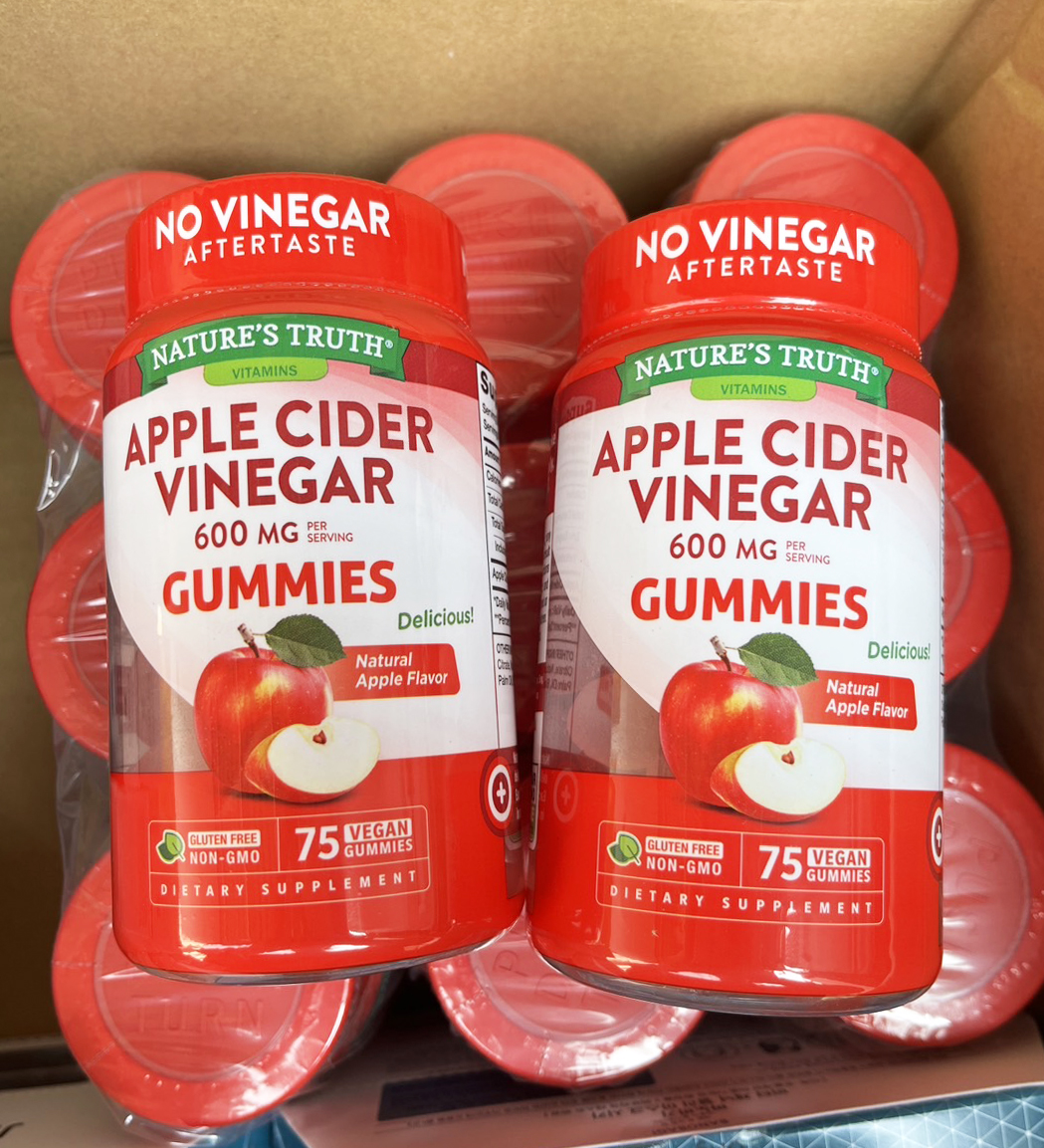 Natures Truth Apple Cider Vinegar 600mg บรรจุ 75 Gummies 1748