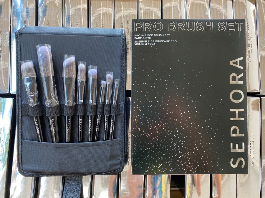 SEPHORA Collection Moving Lights Pro 8-Piece Brush Set (Holiday Limited Edition)
