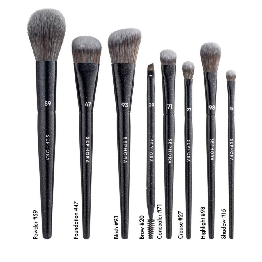 SEPHORA Collection Moving Lights Pro 8-Piece Brush Set (Holiday Limited Edition)