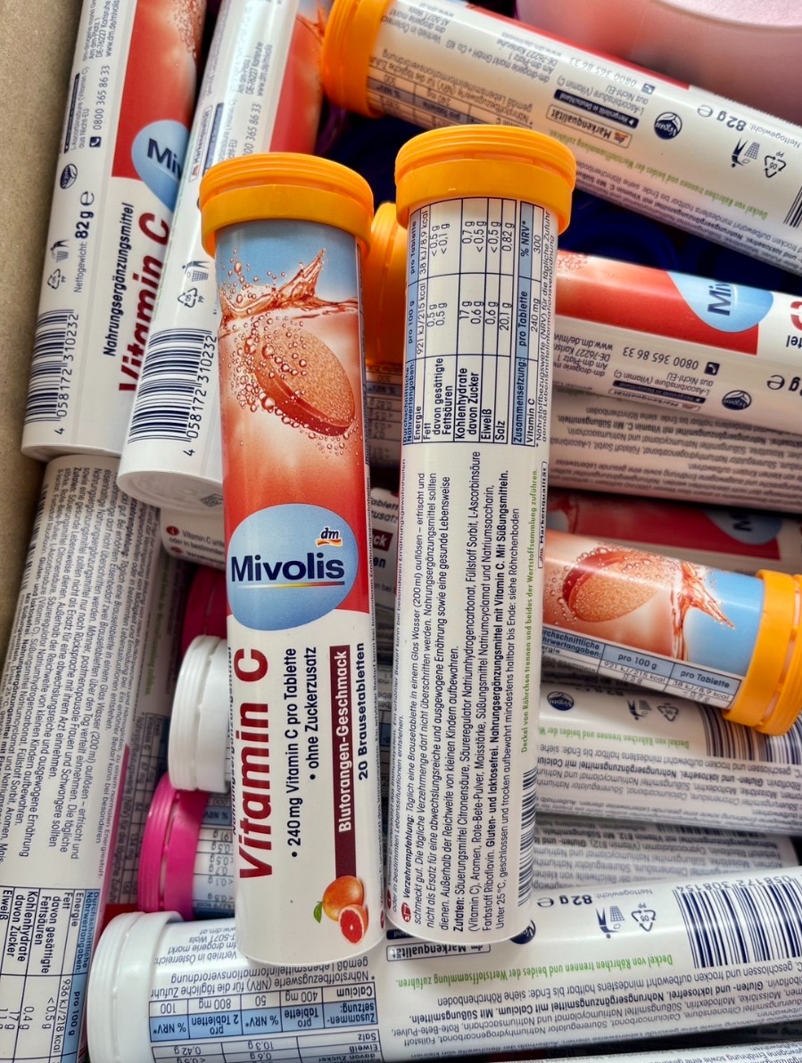 Das gesunde Plus - วิตามินเม็ดฟู่ละลายน้ำ จากประเทศเยอรมัน (1หลอด/บรรจุ20เม็ด)