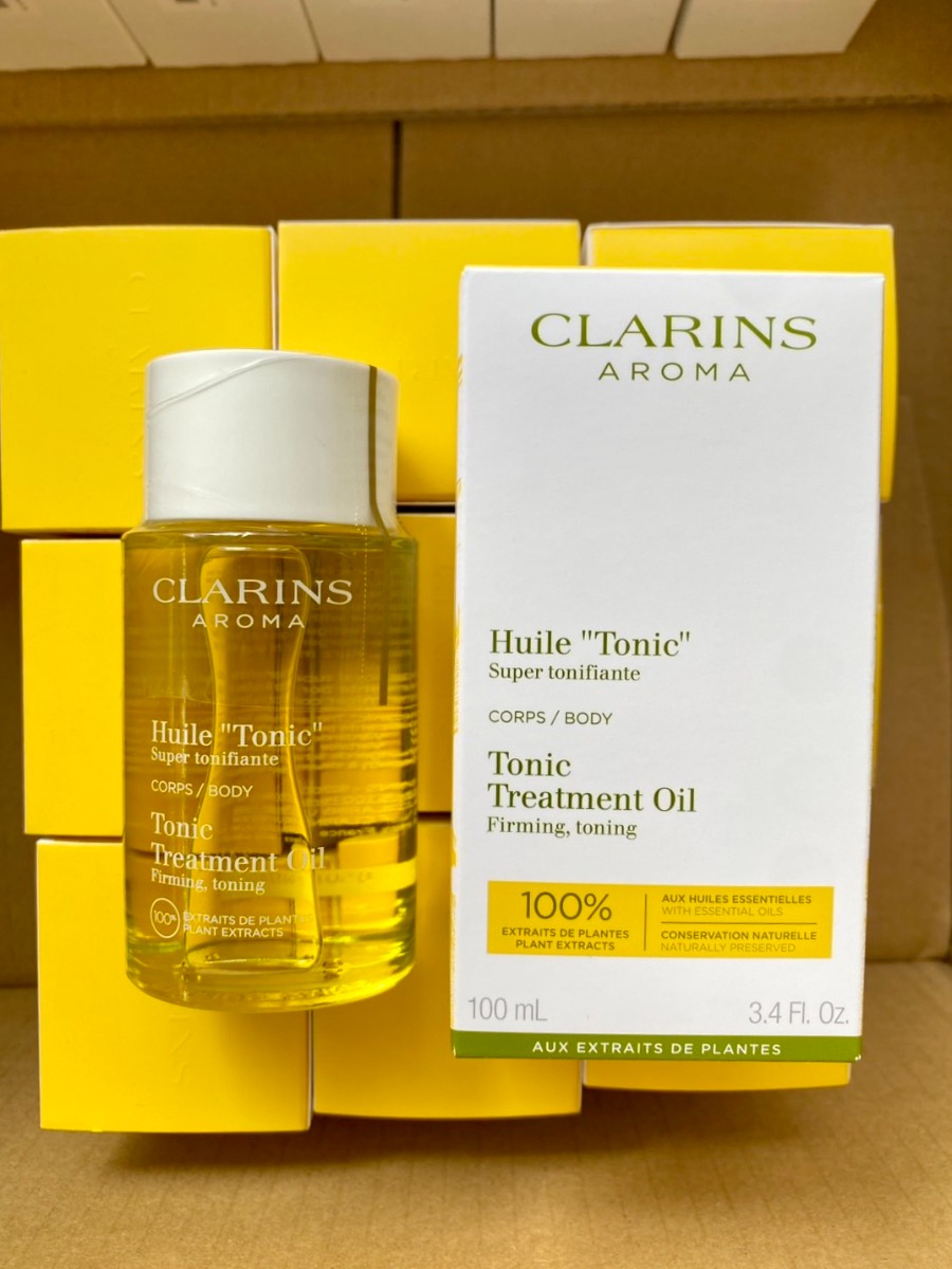 Clarins Tonic Body Treatment Oil 100ml. (เคาเตอร์ 3,100฿)