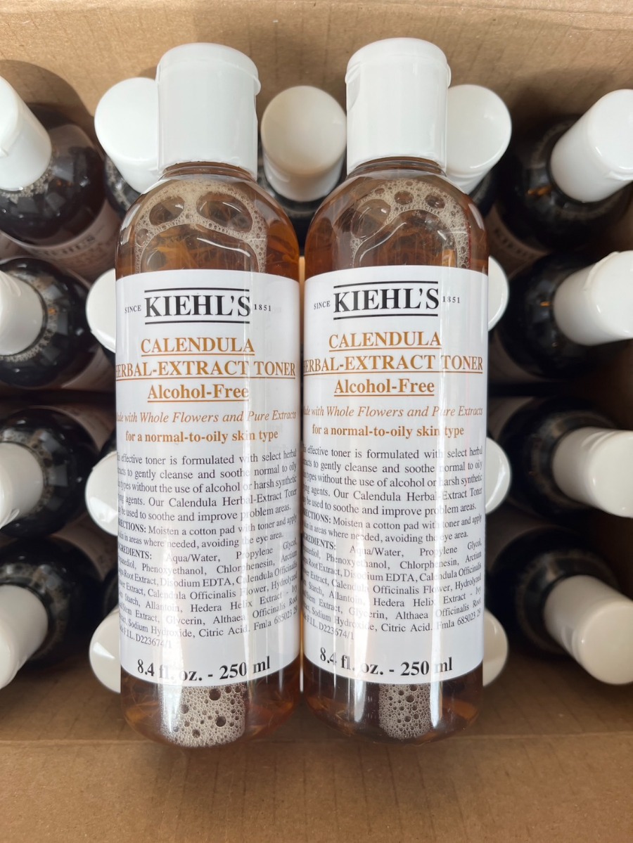 ขวดธรรมดา - Kiehl's Calendula Herbal Extract Toner Alcohol-Free 250ml. (เคาเตอร์ 1,820฿)