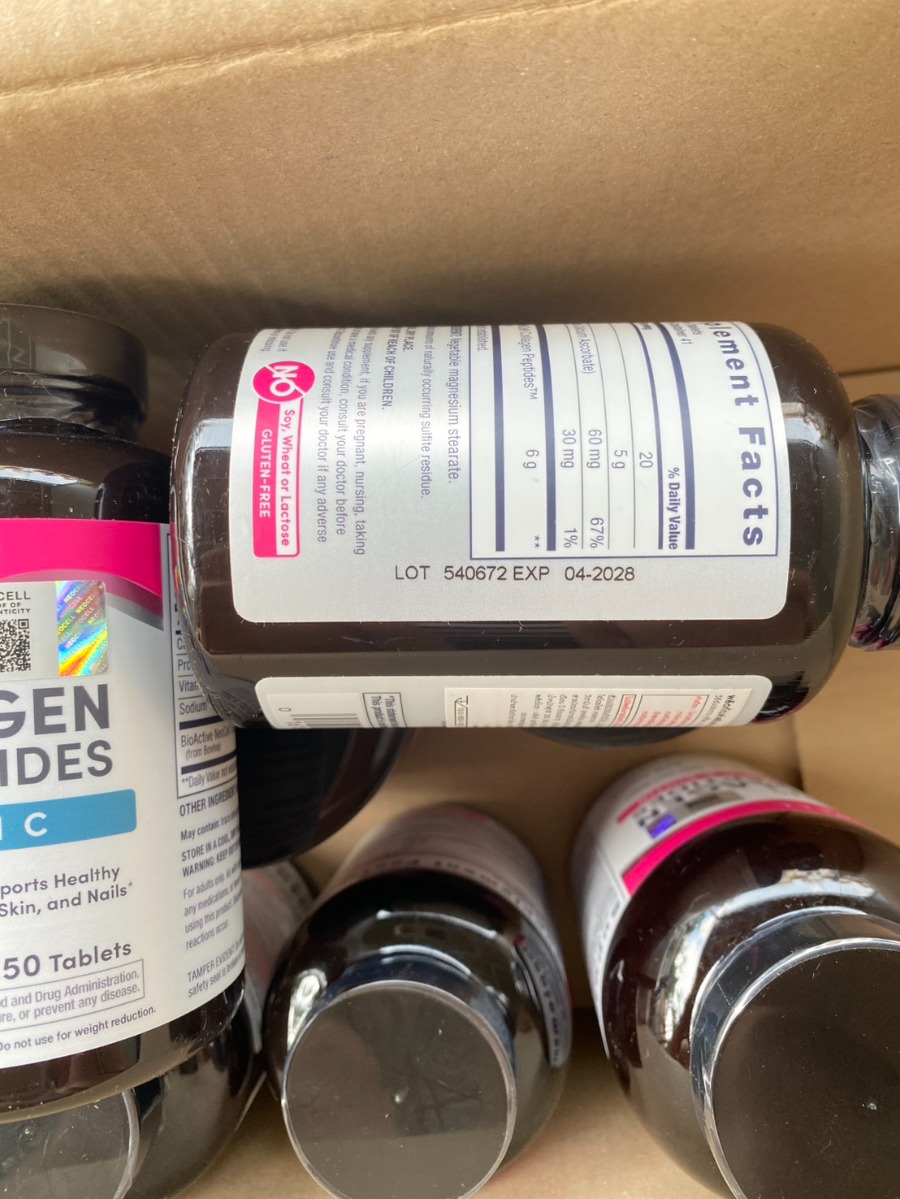 แถบฟ้า Neocell Grassfed Collagen +C (250Tablets)