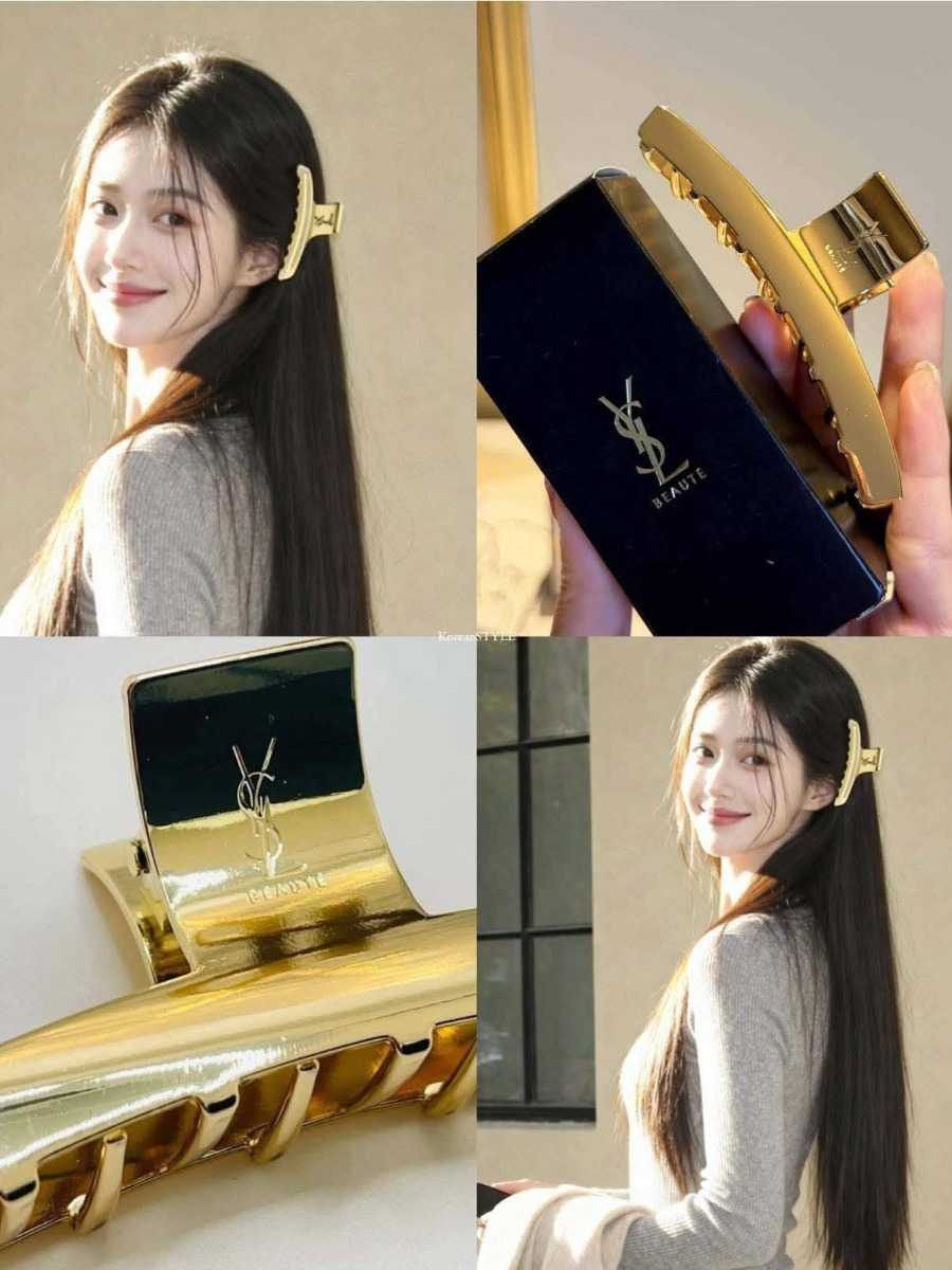 YSL Hair Clip สีทอง