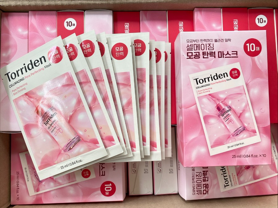 ชมพู Torriden Cellmazing Pore Perfecting Mask (1กล่อง/10แผ่น)