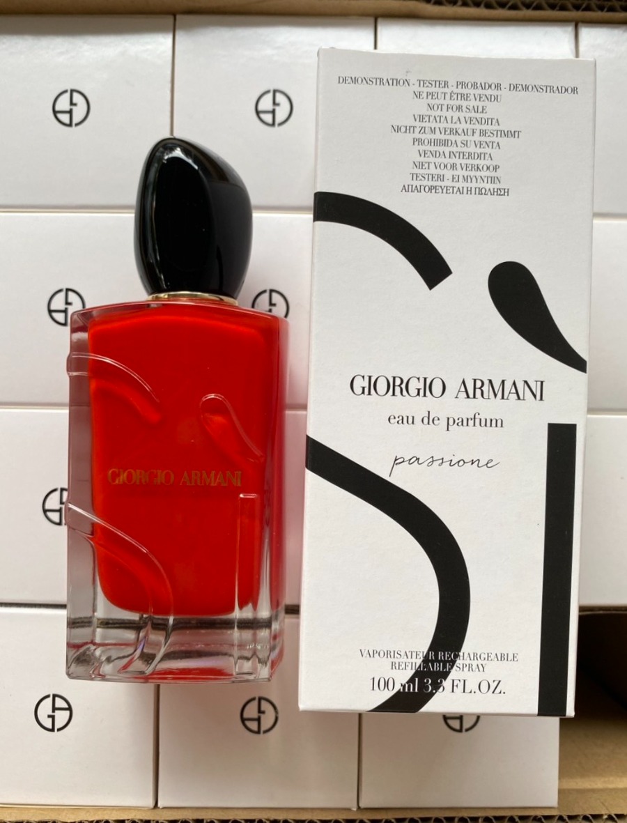 แพ็คเกจใหม่/กล่องเทสเตอร์ - Giorgio Armani Si Passione Eau De Parfum 100ml. (เคาเตอร์ 8,000฿)