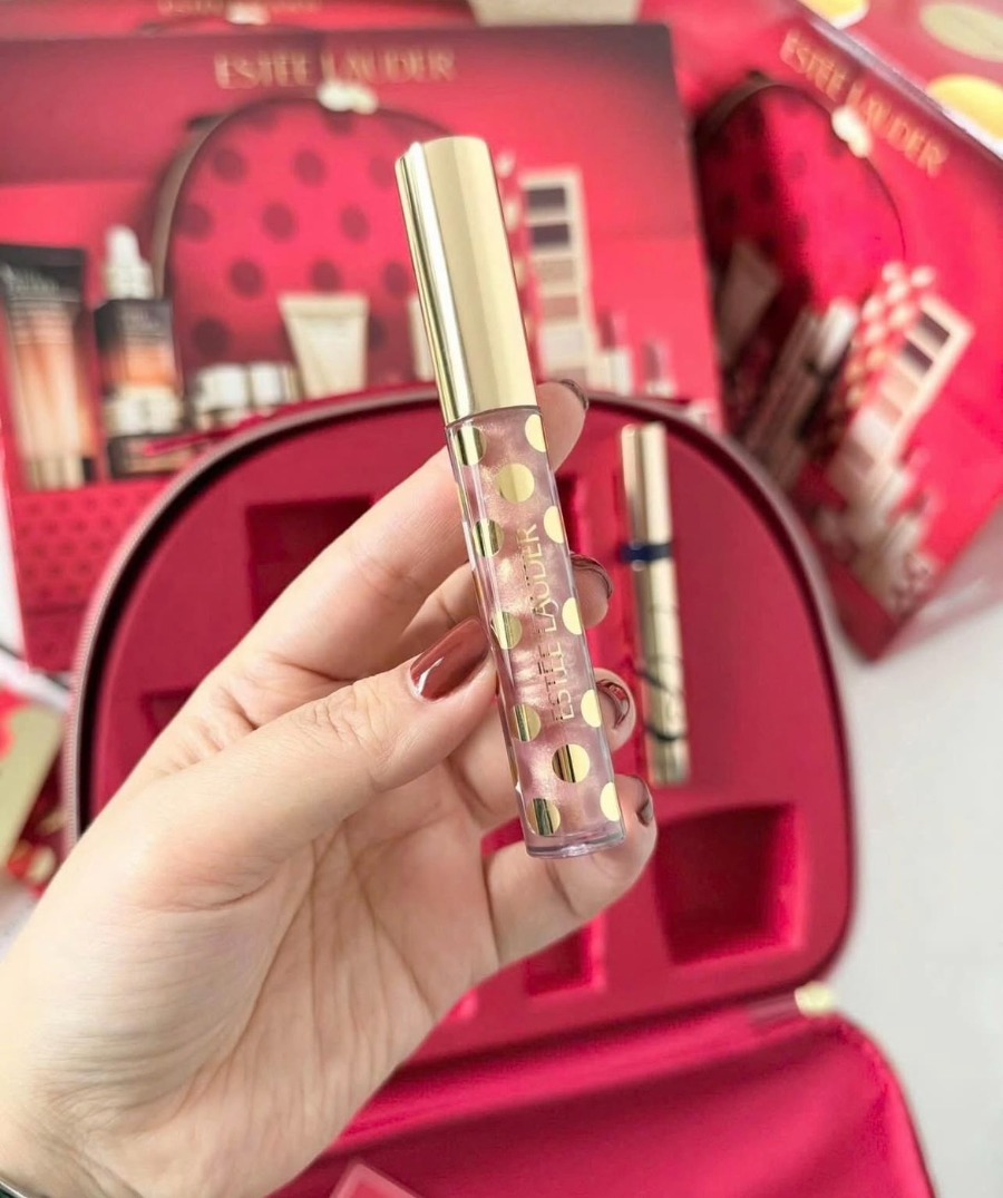 กลอส - NoBox ไม่มีกล่อง แกะจากกิ้ฟเซตมาแยกขาย - Estee Lauder Lip Gloss 2.7ml. #Dazzle Me