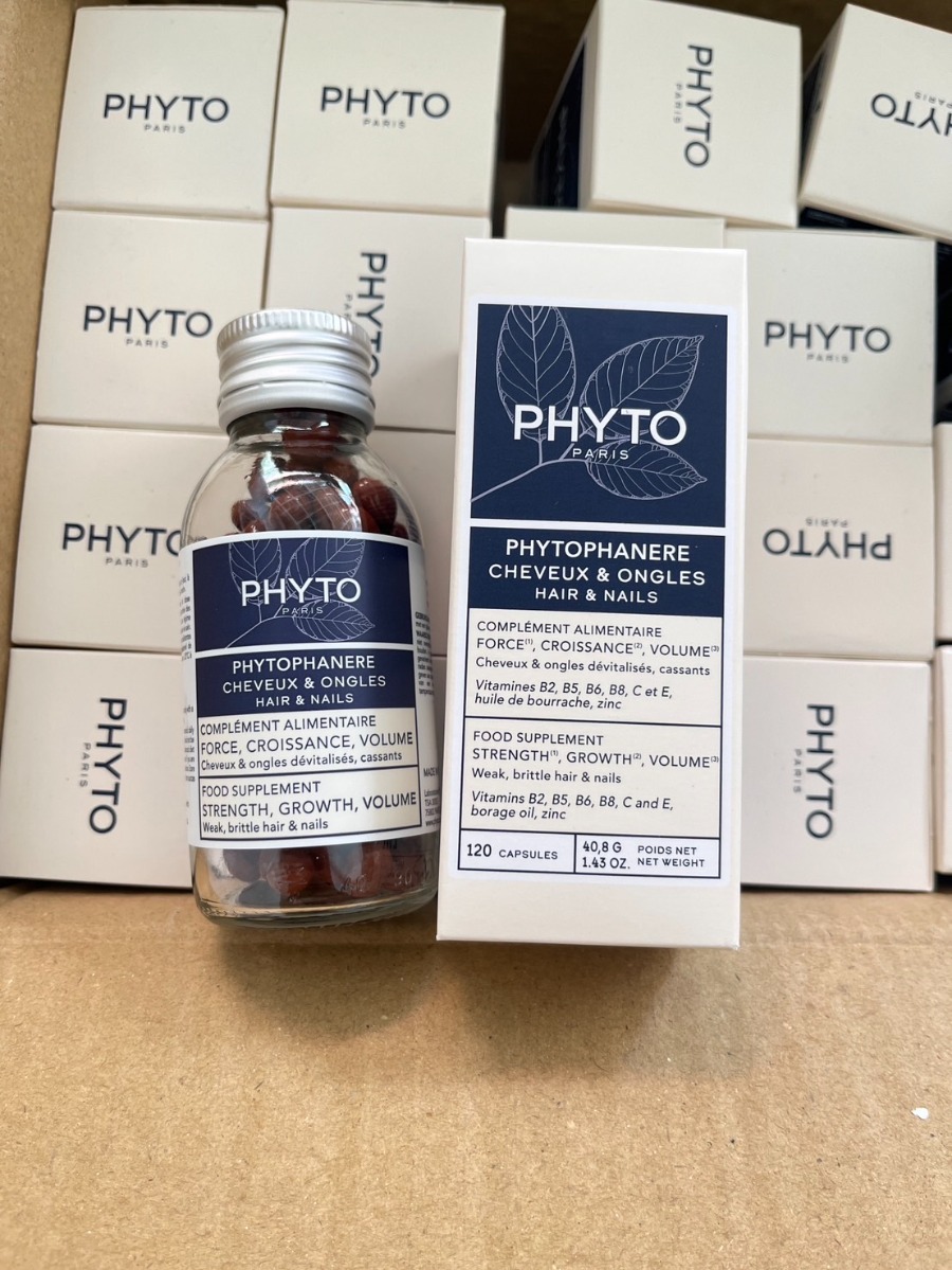 แพ็คเกจใหม่ Phyto Paris Phytophanere 120 Capsules