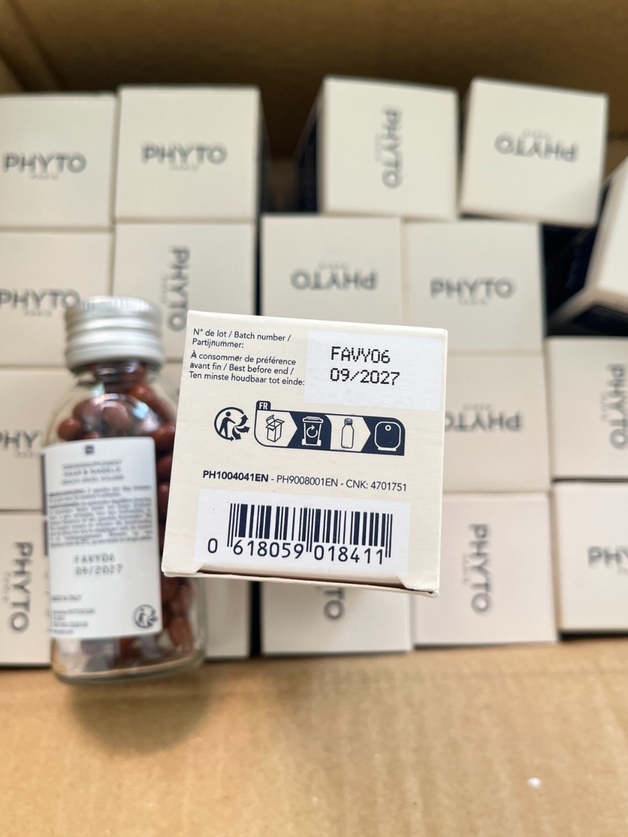 แพ็คเกจใหม่ Phyto Paris Phytophanere 120 Capsules