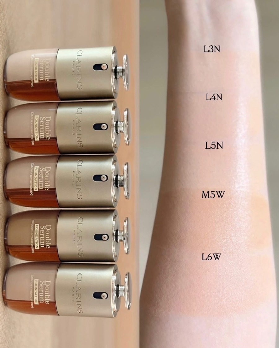 Clarins Double Serum Foundation 30ml. (เคาเตอร์ 2,500฿)