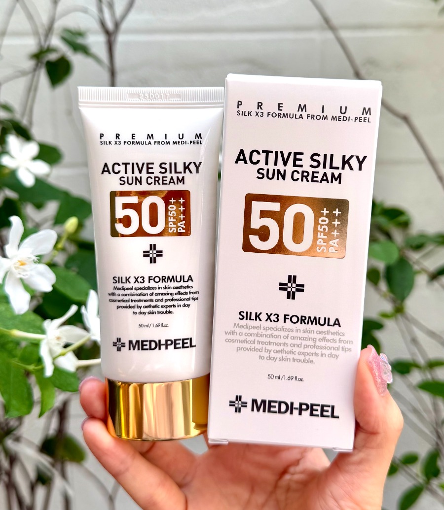 Medi-Peel Active Silky Sun Cream SPF50+ PA+++ 50ml.