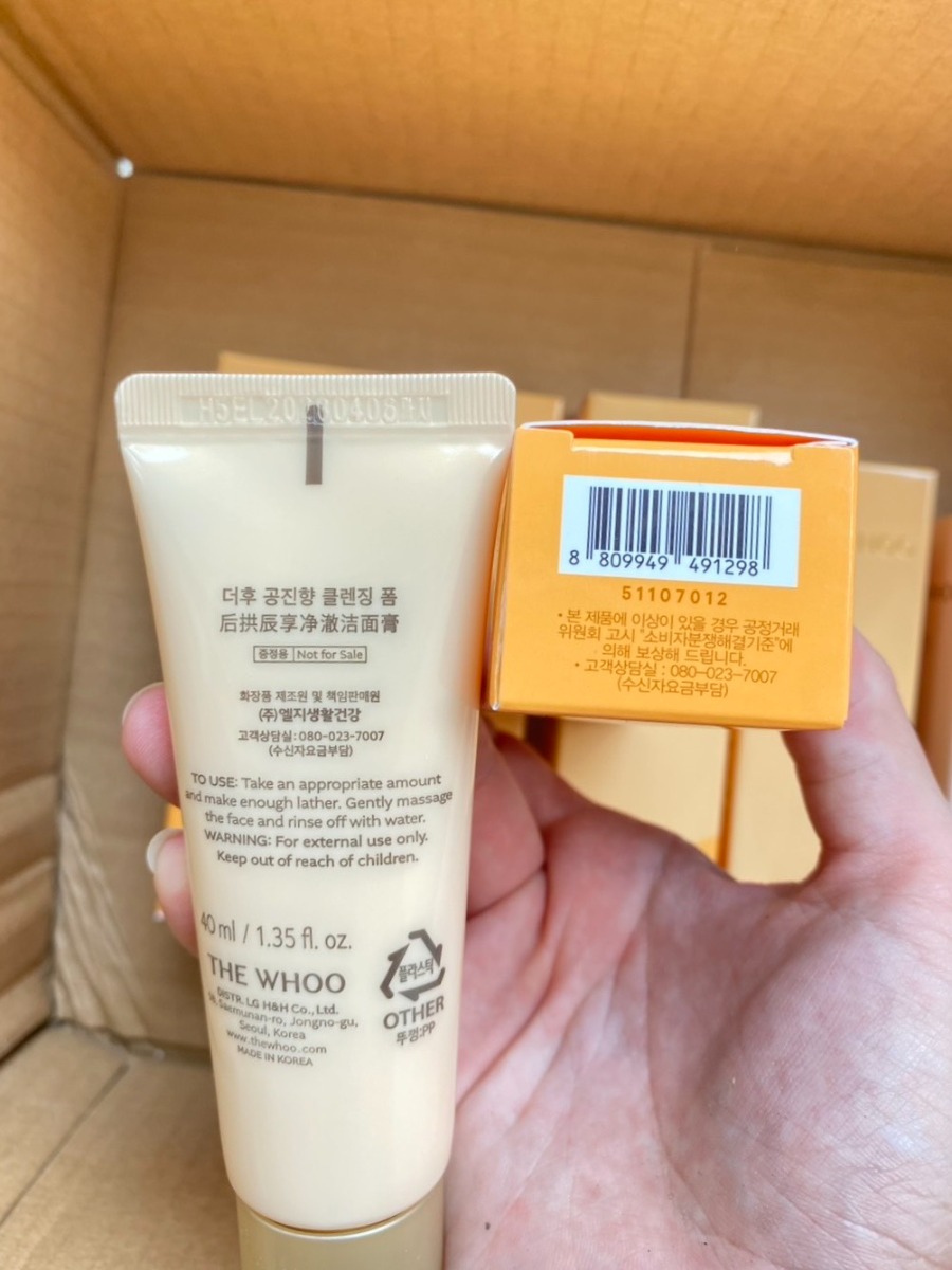 The History Of Whoo Gongjinhyang Clarifying Cleansing Foam 40ml.