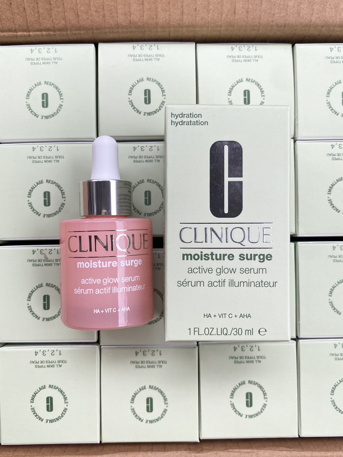 Clinique Moisture Surge Active Glow Serum 30ml. (เคาเตอร์ 1,850฿)