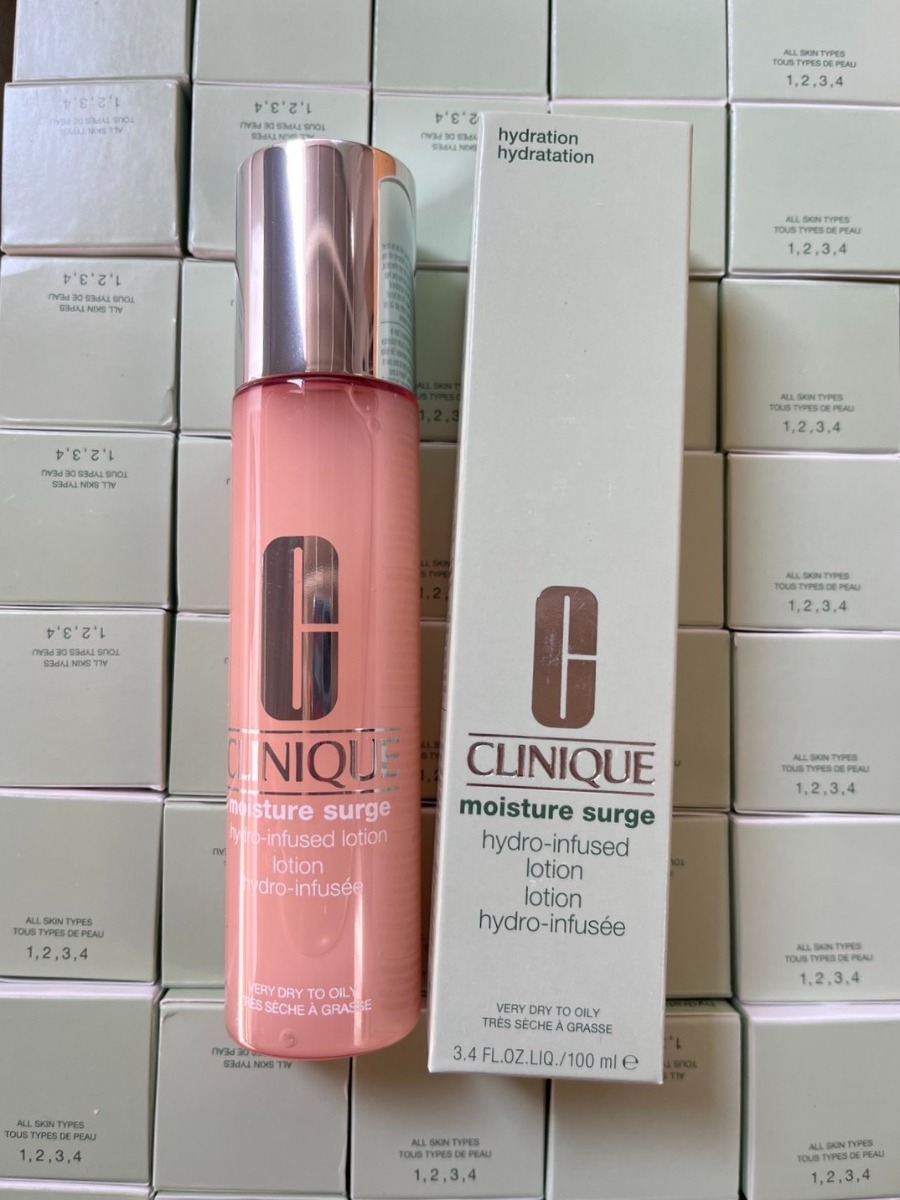 Clinique Moisture Surge Hydrating Lotion All Skin Types 100ml. (เคาเตอร์ 1,170฿)