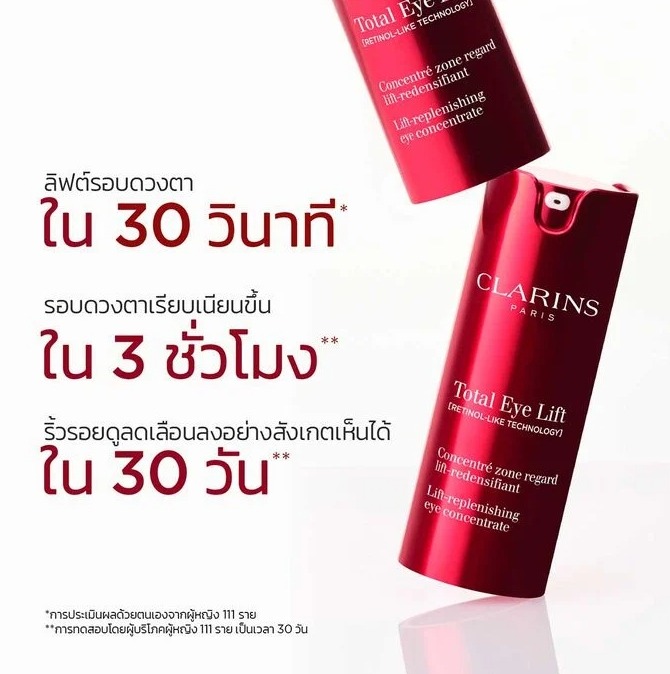CLARINS Total Eye Lift 15ml. (เคาเตอร์ 3,900฿